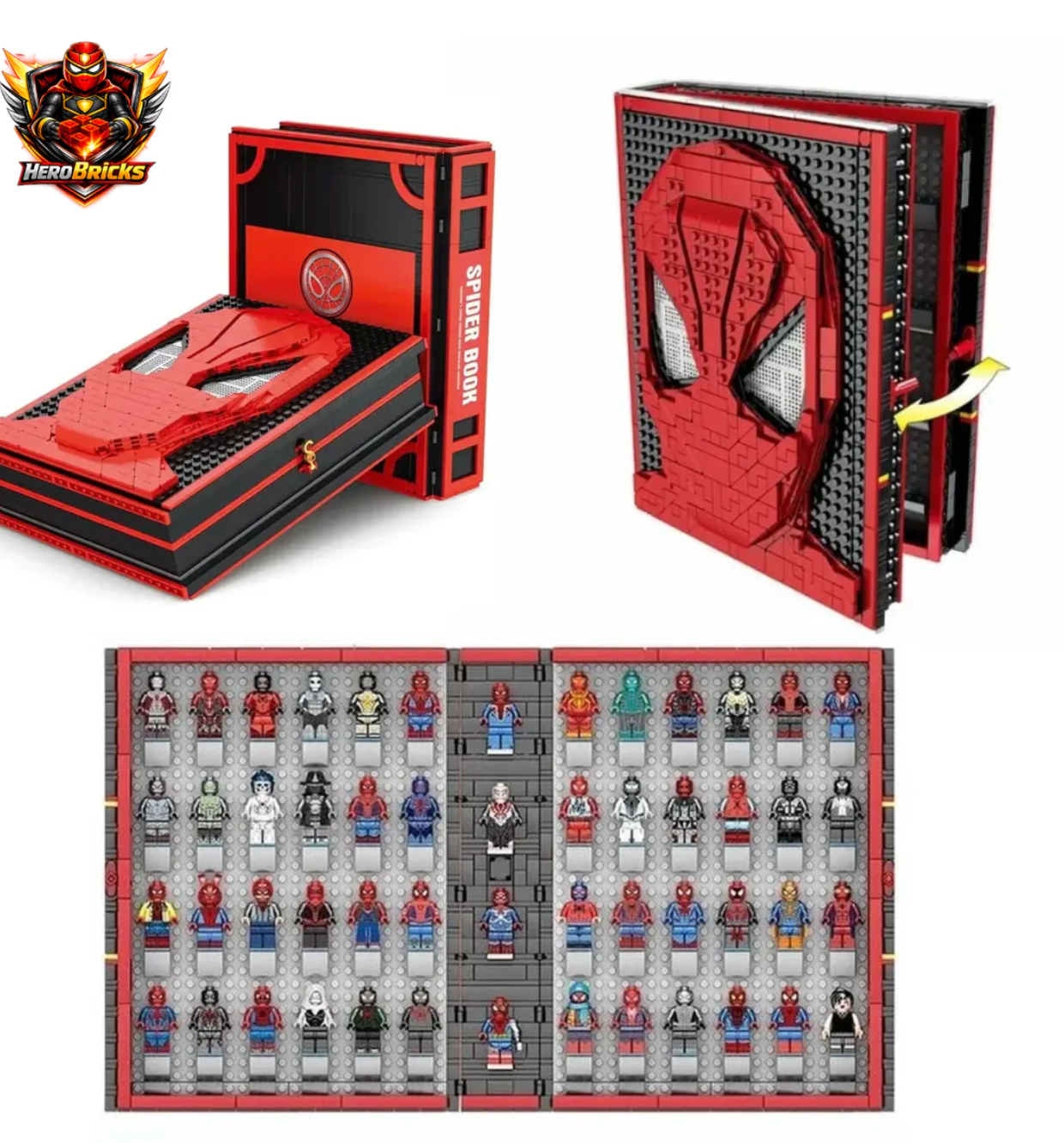 SpideyDrive - Spidey Book (55 Figures)